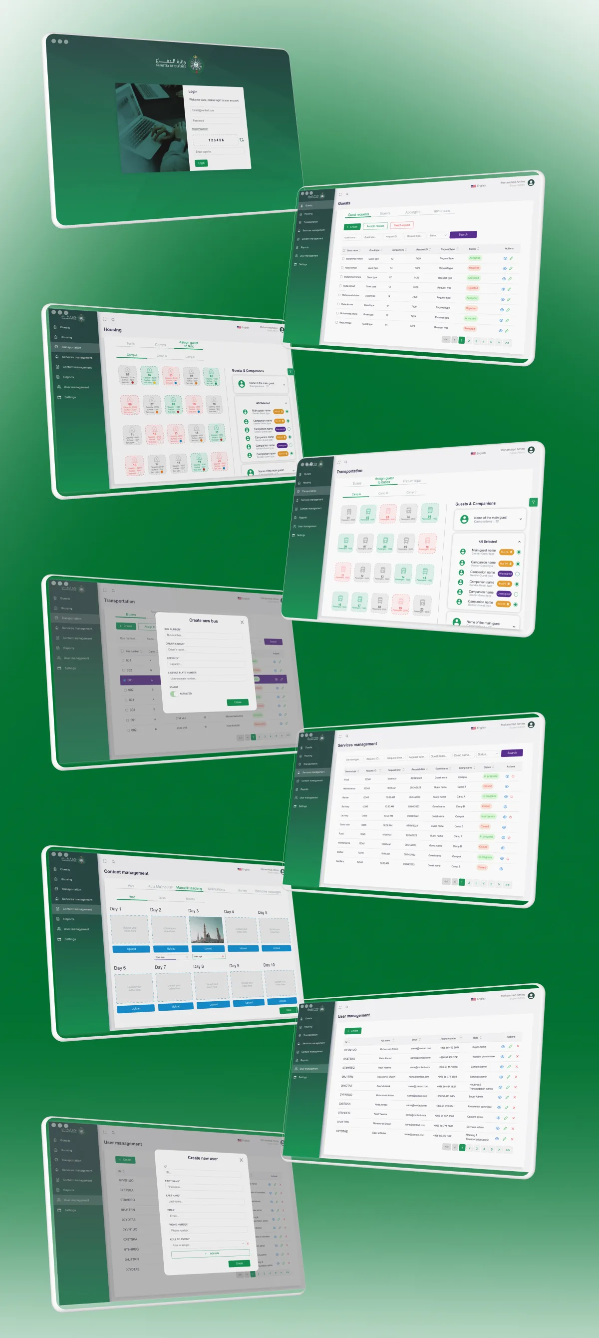 UI backoffice Manasik