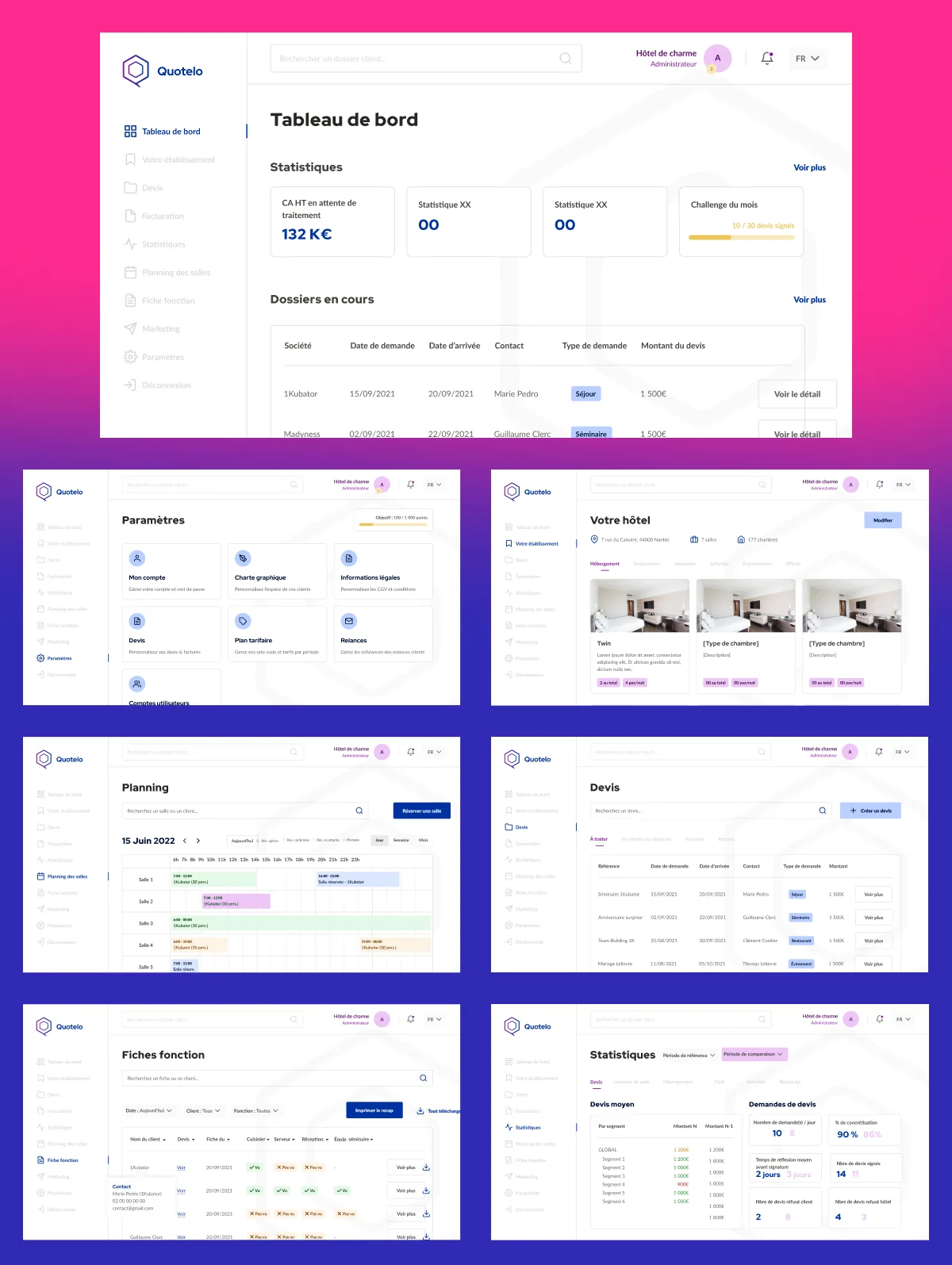 Wireframes Quotelo